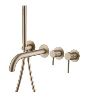 Смеситель для ванны ABBER Wasser Kreis 316 AF8130G золото матовое