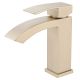 Смеситель для раковины ABBER Wasserfall AF8610G золото матовое
