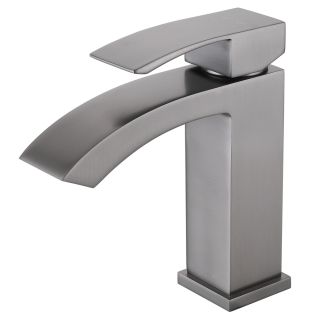 Смеситель для раковины ABBER Wasserfall AF8610NG оружейная сталь