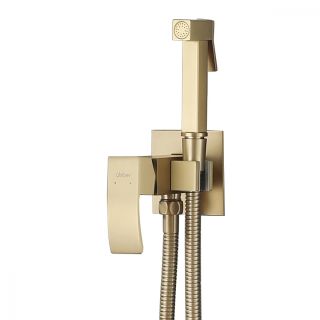 Гигиенический душ со смесителем ABBER Daheim  AF8625G золото матовое