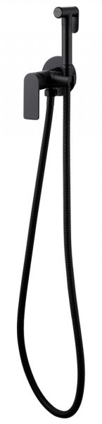 Гигиенический душ со смесителем ABBER Weiss Insel чёрный матовый AF8025B