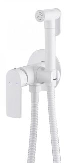 Гигиенический душ со смесителем ABBER Weiss Insel белый AF8025W