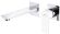 Встраиваемый смеситель для раковины ABBER Weiss Insel белый/хром AF8082W