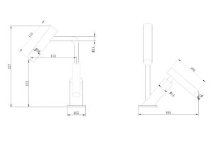 Смеситель для раковины ABBER Zeitlos AF8914 хром