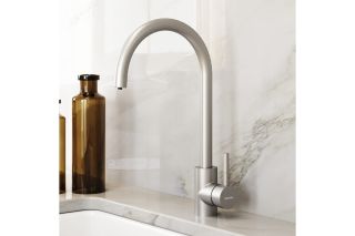 Смеситель для кухни Damixa Merkur 400721400 с каналом для питьевой воды, никель Смеситель для кухни Damixa Merkur 400721400 с каналом для питьевой воды, никель