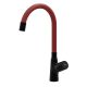 Смеситель для кухни Kohr FLY 1LN020201DBE-0000A красный/чёрный
