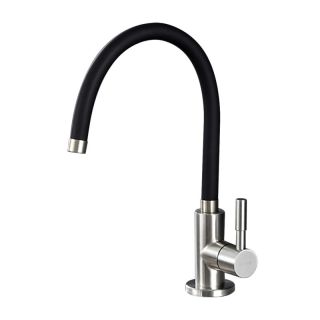 Смеситель для кухни Gappo G1052-95 с гибким изливом и подключением фильтра питьевой воды сатин Смеситель для кухни Gappo G1052-95 с гибким изливом и подключением фильтра питьевой воды сатин
