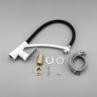 Смеситель для кухни Gappo G4048-8 белый/хром Смеситель для кухни Gappo G4048-8 белый/хром