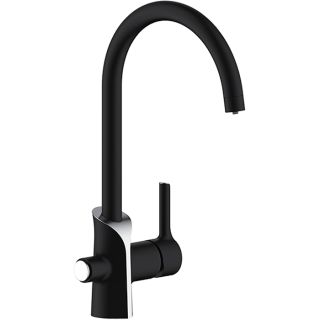 Смеситель для кухни Gappo G4303-6 со встроенным фильтром под питьевую воду чёрный/хром Смеситель для кухни Gappo G4303-6 со встроенным фильтром под питьевую воду чёрный/хром