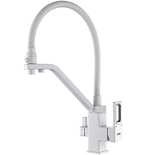 Смеситель для кухни Gappo G4317-8 со встроенным фильтром под питьевую воду белый/хром Смеситель для кухни Gappo G4317-8 со встроенным фильтром под питьевую воду белый/хром