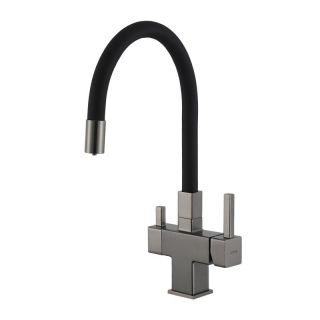Смеситель для кухни Gappo G4395-39 с подключением фильтра питьевой воды и гибким изливом оружейная сталь Смеситель для кухни Gappo G4395-39 с подключением фильтра питьевой воды и гибким изливом оружейная сталь