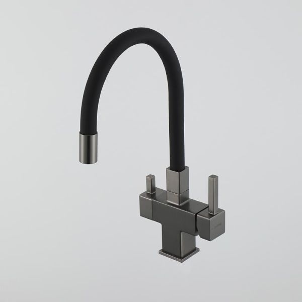 Смеситель для кухни Gappo G4395-39 с подключением фильтра питьевой воды и гибким изливом оружейная сталь Смеситель для кухни Gappo G4395-39 с подключением фильтра питьевой воды и гибким изливом оружейная сталь