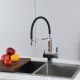 Смеситель для кухни Gappo G4395-50 с подключением фильтра питьевой воды и гибким изливом хром/чёрный Смеситель для кухни Gappo G4395-50 с подключением фильтра питьевой воды и гибким изливом хром/чёрный