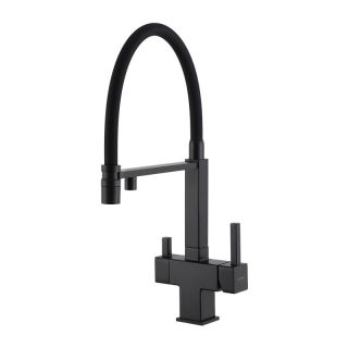 Смеситель для кухни Gappo G4395-56 с подключением фильтра питьевой воды и гибким изливом чёрный Смеситель для кухни Gappo G4395-56 с подключением фильтра питьевой воды и гибким изливом чёрный