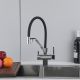 Смеситель для кухни Gappo G4395-60 с подключением фильтра питьевой воды и гибким изливом хром/чёрный Смеситель для кухни Gappo G4395-60 с подключением фильтра питьевой воды и гибким изливом хром/чёрный