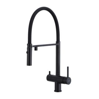 Смеситель для кухни Gappo G4397-86 с подключением фильтра питьевой воды и гибким изливом чёрный Смеситель для кухни Gappo G4397-86 с подключением фильтра питьевой воды и гибким изливом чёрный