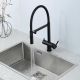 Смеситель для кухни Gappo G4397-86 с подключением фильтра питьевой воды и гибким изливом чёрный Смеситель для кухни Gappo G4397-86 с подключением фильтра питьевой воды и гибким изливом чёрный