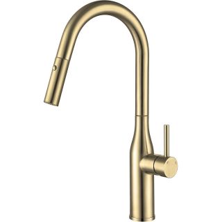 Смеситель для кухни Gappo G4398-43 с выдвижной лейкой оружейная золотой сатин Смеситель для кухни Gappo G4398-43 с выдвижной лейкой оружейная золотой сатин