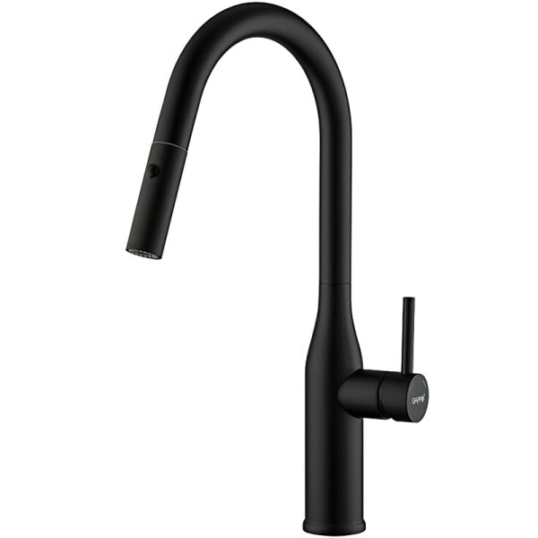 Смеситель для кухни Gappo G4398-46 с выдвижной лейкой оружейная чёрный Смеситель для кухни Gappo G4398-46 с выдвижной лейкой оружейная чёрный