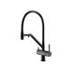 Смесители для кухни Gappo G4398-86 под фильтр с гибким изливом чёрный