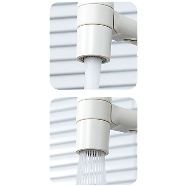 Смесители для кухни Gappo G4398-85 под фильтр с гибким изливом белый