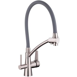 Смеситель для кухни Gappo G4398 с гибким изливом сатин Смеситель для кухни Gappo G4398 с гибким изливом сатин