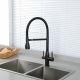 Смеситель для кухни Gappo G4399-76 с гибким изливом и подключением фильтра питьевой воды чёрный Смеситель для кухни Gappo G4399-76 с гибким изливом и подключением фильтра питьевой воды чёрный