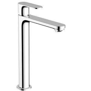 Смеситель для накладной раковины Hansgrohe Rebris S 240 CoolStart со сливным гарнитуром, хром 72580000