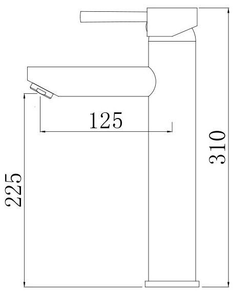 Смеситель для раковины Comforty белый FC018B-CKBT