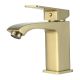 Смеситель для раковины Frap F1076-3 Золотой сатин