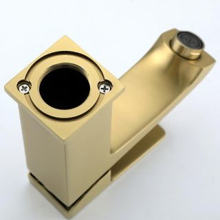 Смеситель для раковины Frap F1076-3 Золотой сатин