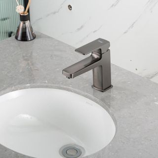 Смеситель для раковины Frap F1090-9 Оружейная сталь