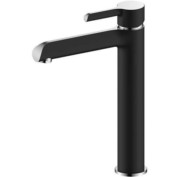 Смеситель для раковины Gappo G1003-16 чёрный/хром Смеситель для раковины Gappo G1003-16 чёрный/хром