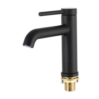 Смеситель для раковины Gappo G1006-6 чёрный Смеситель для раковины Gappo G1006-6 чёрный