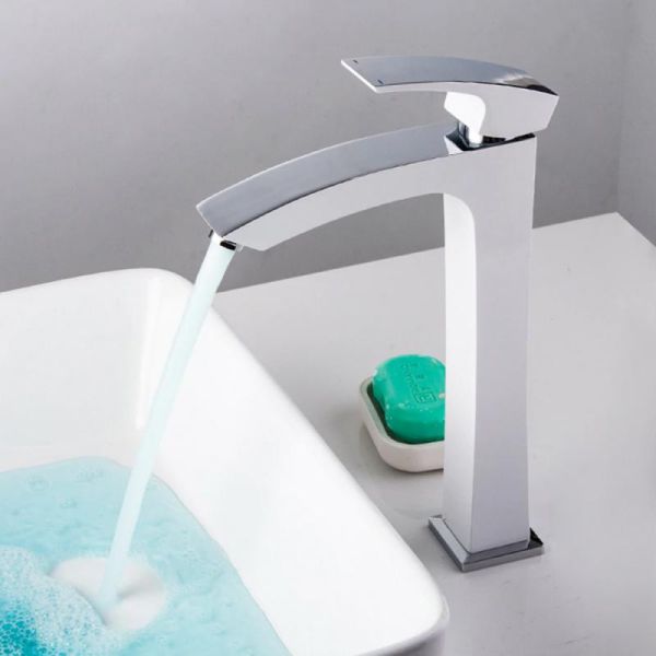 Смеситель для раковины Gappo G1007-18 белый/хром Смеситель для раковины Gappo G1007-18 белый/хром