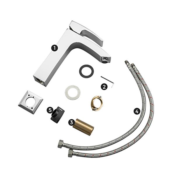 Смеситель для раковины Gappo G1007-72 хром Смеситель для раковины Gappo G1007-72 хром
