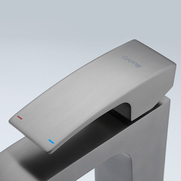 Смеситель для раковины Gappo G1007-89 оружейная сталь Смеситель для раковины Gappo G1007-89 оружейная сталь