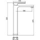 Смеситель для раковины Gappo G1017-2 белый Смеситель для раковины Gappo G1017-2 белый