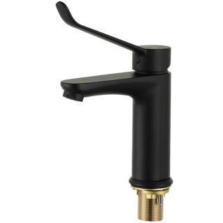 Смеситель для раковины Gappo G1021-6 чёрный Смеситель для раковины Gappo G1021-6 чёрный