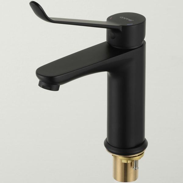 Смеситель для раковины Gappo G1021-6 чёрный Смеситель для раковины Gappo G1021-6 чёрный