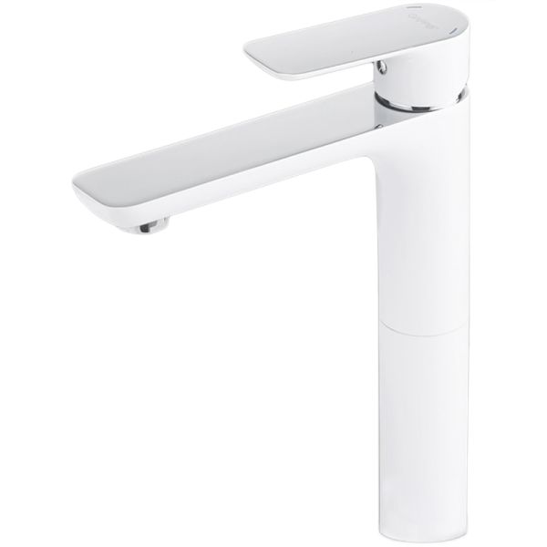 Смеситель для раковины Gappo G1048-2 белый/хром Смеситель для раковины Gappo G1048-2 белый/хром