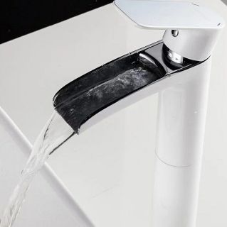 Смеситель для раковины Gappo G1048-31 белый/хром