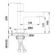 Смеситель для раковины Gappo G1052-89 оружейная сталь Смеситель для раковины Gappo G1052-89 оружейная сталь