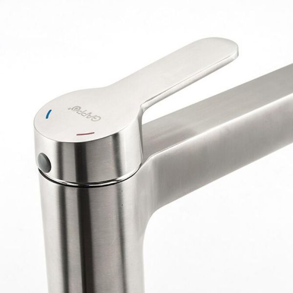 Смеситель для раковины Gappo G1099-32 сатин