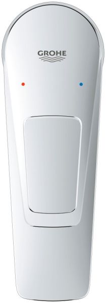 Смеситель для раковины GROHE BauLoop с ограничителем температуры, гладкий корпус, размер S, хром (23337001)