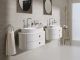 Смеситель для раковины GROHE Essence+ с донным клапаном и высоким изливом, хром (32628001)