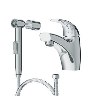 Смеситель для раковины с ручным душем, без донного клапана AM.PM F7P03032