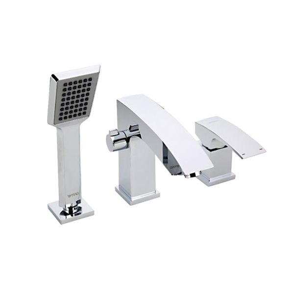 Смеситель на борт ванны Gappo G1107 хром