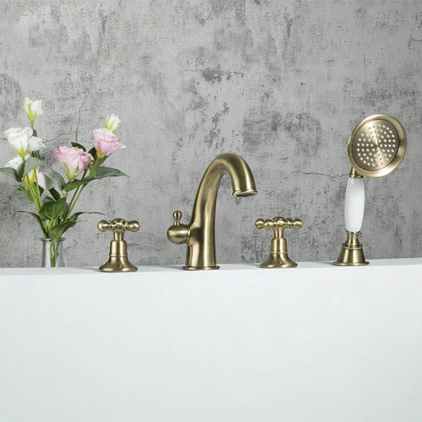 Смеситель на борт ванны Gappo G1189-4 бронза