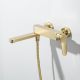 Смеситель для ванны Gappo G3210-3 золотой сатин